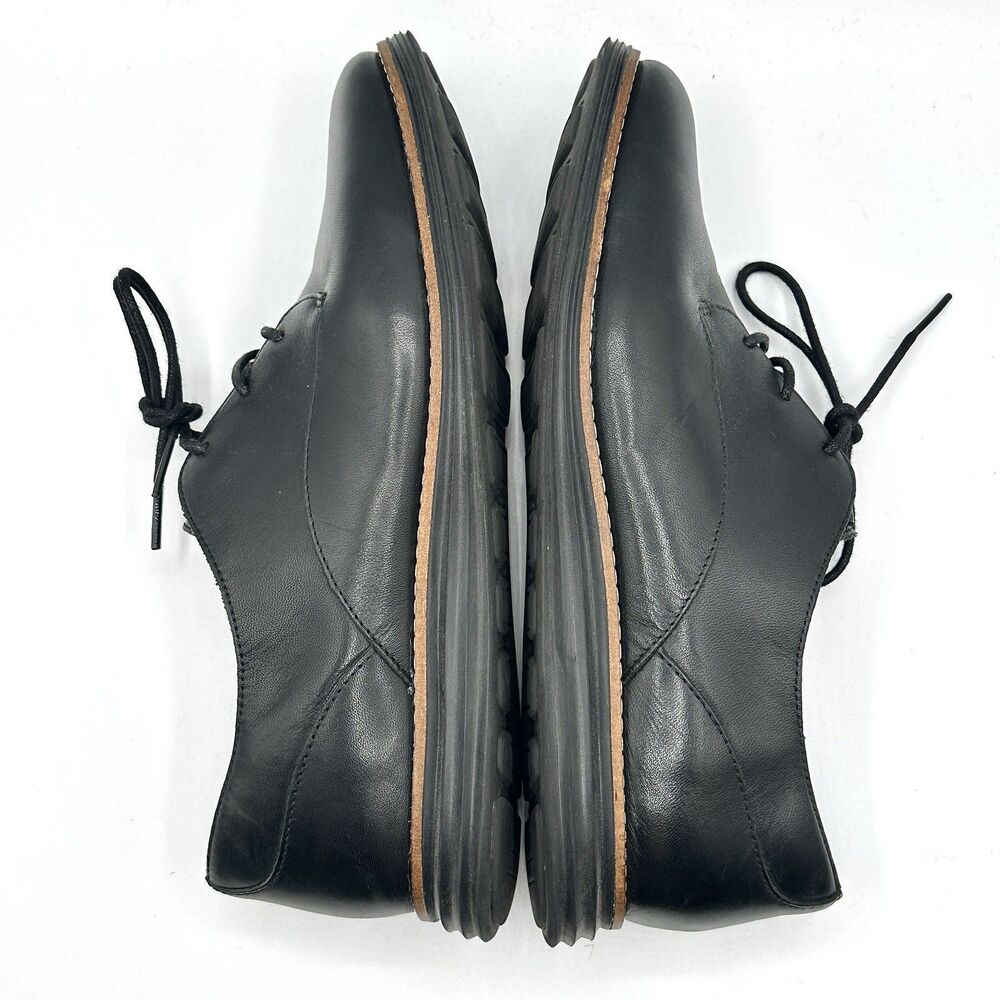 Cole Haan Original Grand PLN Oxford Black Leather Shoes Womens Size 7.5 C W15291 - Picture 5 of 11